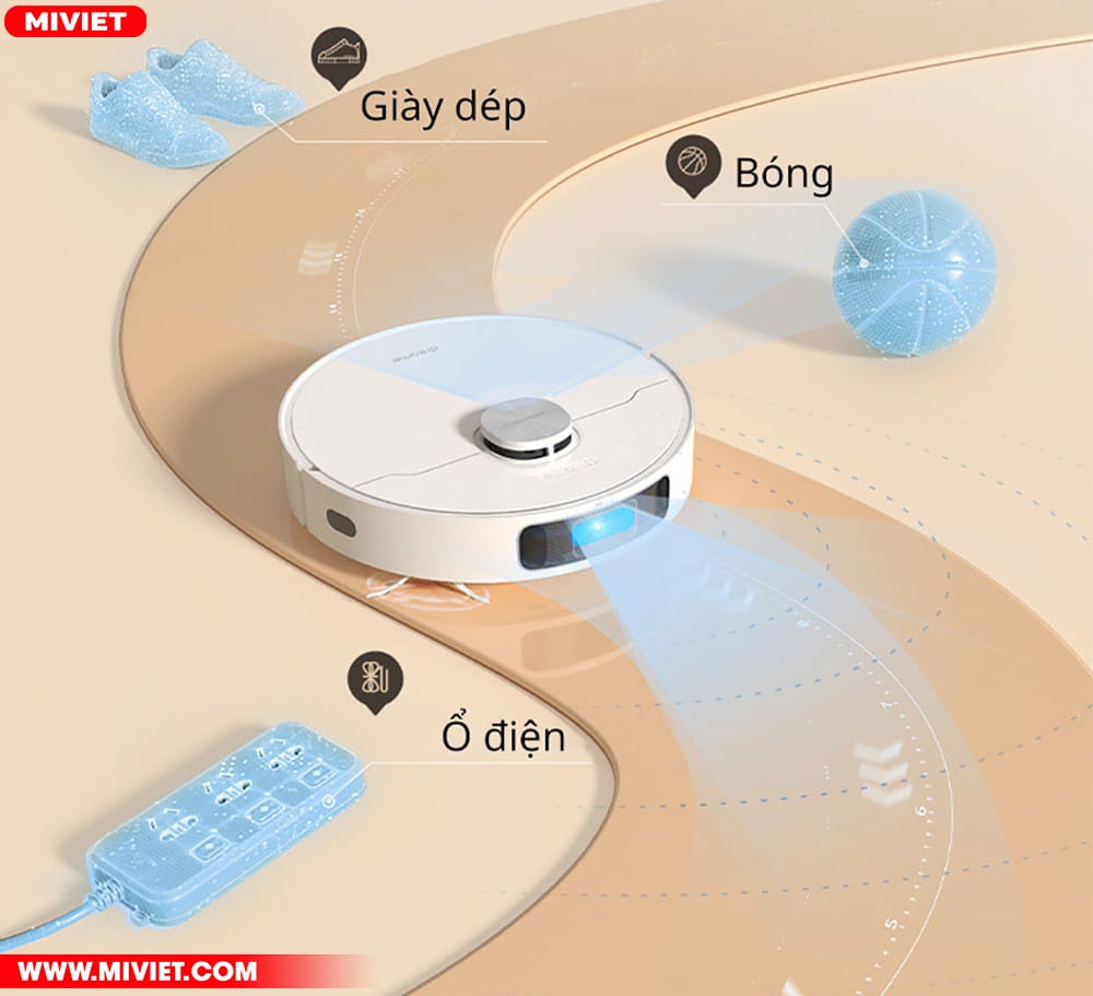 Lực hút mạnh mẽ, camera Ai nhận diện chuẩn xác