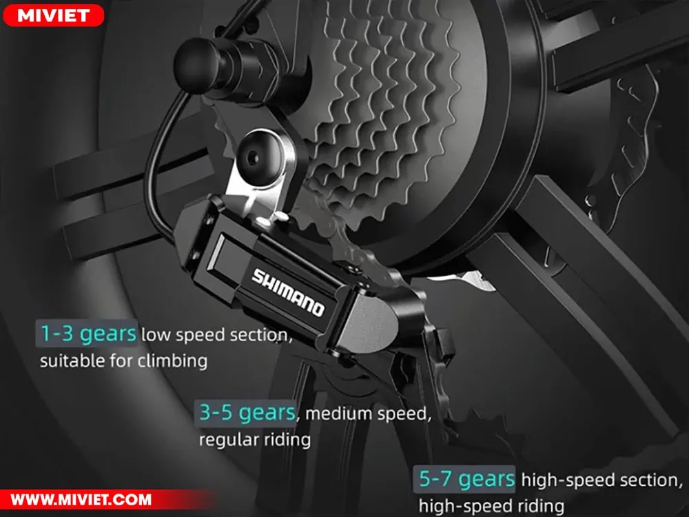 Hộp số Shimano 7 tốc độ