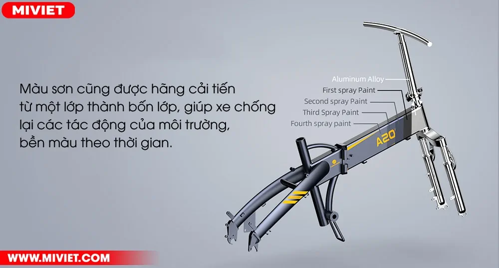 Phun sơn 4 lớp bền màu với thời gian