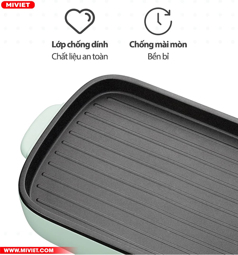 Vật liệu chọn lọc bền bỉ, chống dính cao