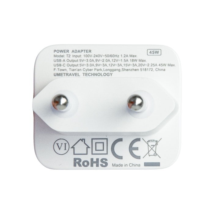 Cốc sạc HolaTravel 45W T2 Cốc sạc HolaTravel 45W T2 (1)