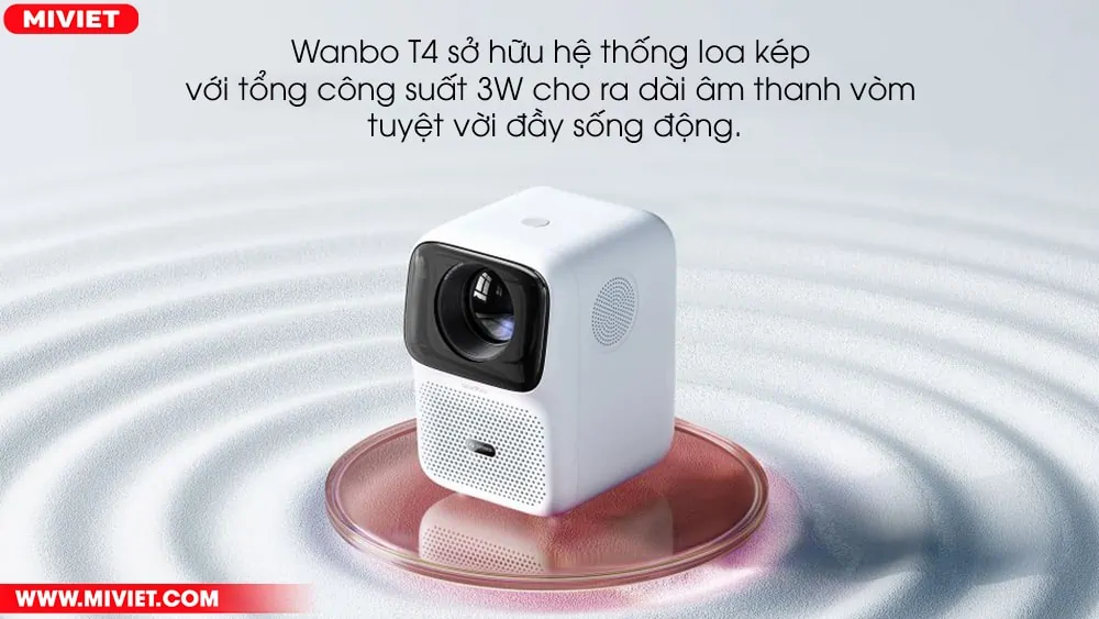 Chất âm vòm sống động với hệ thống loa kép