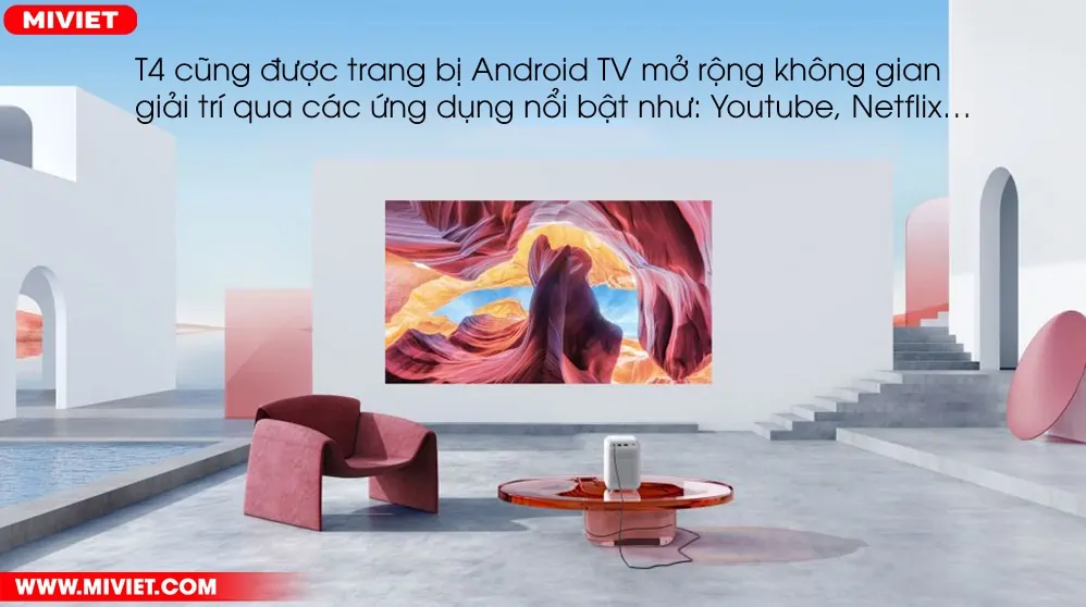 Tích hợp Android TV, bộ nhớ mở rộng lên đến 16GB