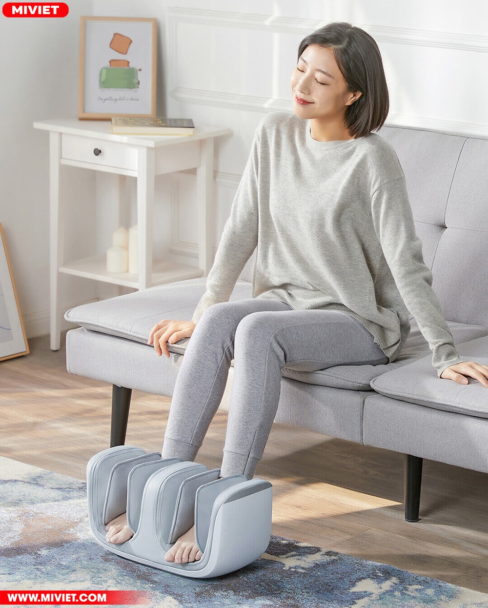 Momoda SX383 sử dụng trên bàn chân
