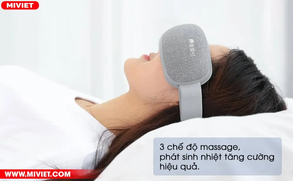3 chế độ massage, phát sinh nhiệt tăng cường hiệu quả