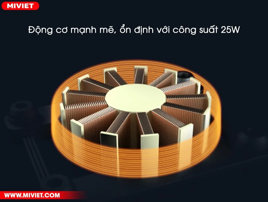 Súng massage cầm tay TriggerPoint Xiaomi Momoda SX319 - Chính hãng Động cơ mạnh mẽ, ổn định với công suất 25W