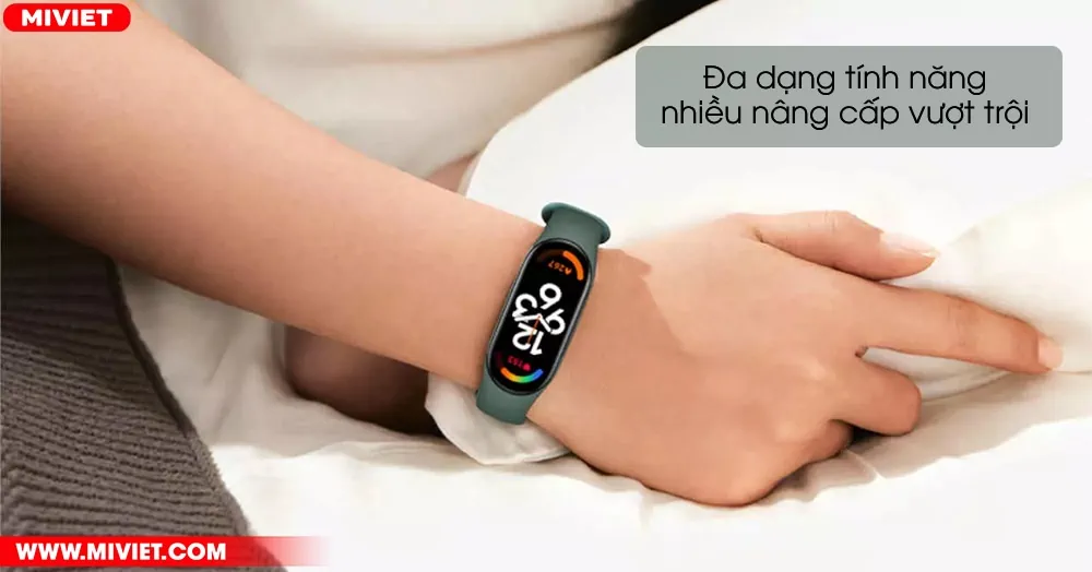 Xiaomi Mi Band 7 đa dạng tính năng đi kèm nhiều nâng cấp vượt trội