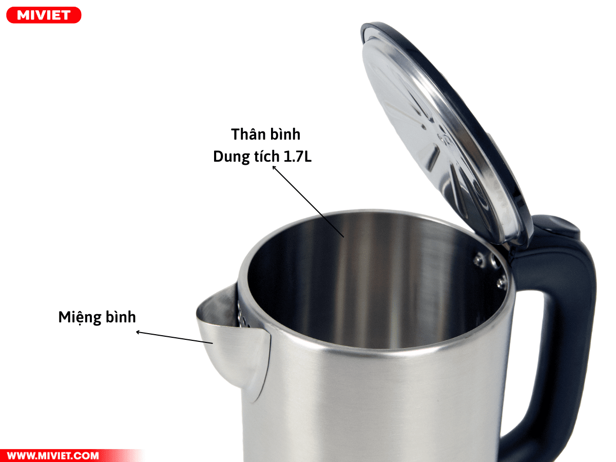 Ấm đun nước siêu tốc Joyoung K17 - S66 Công suất và dung tích của K17 - S66