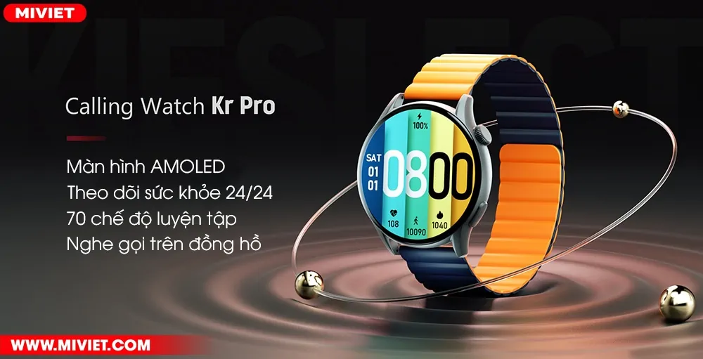 Đồng hồ Kieslect Smart Calling Watch KR Pro Đồng hồ Kieslect Smart Calling Watch KR Pro - Bản Quốc Tế