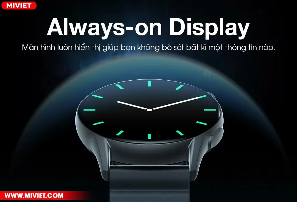 Đồng hồ Kieslect Smart Calling Watch KR Pro Màn hình luôn hiển thị, không bỏ sót bất kì thông báo nào