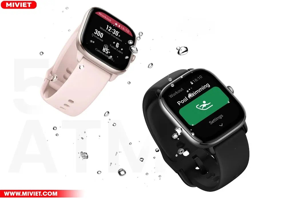 Chống nước 5ATM, thời lượng pin lên đến 15 ngày 