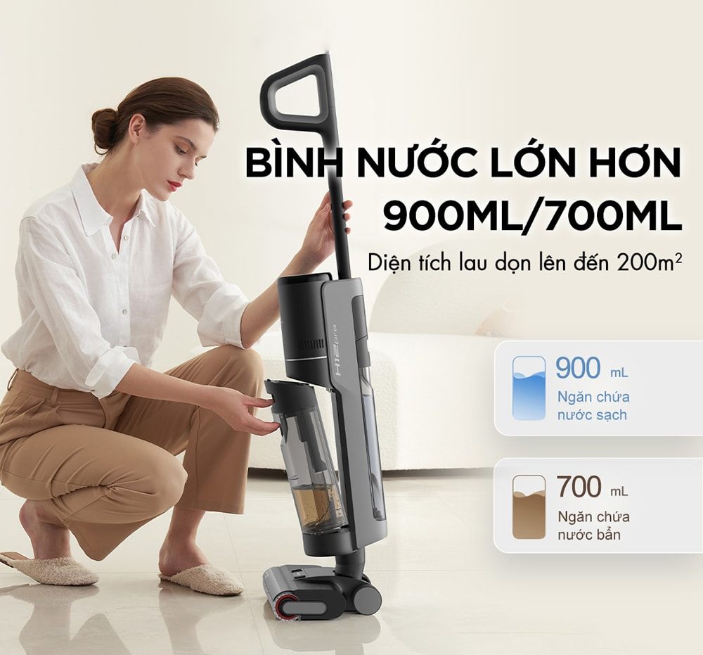 Hai bình chứa được nâng cấp lớn hơn các thế hệ trước