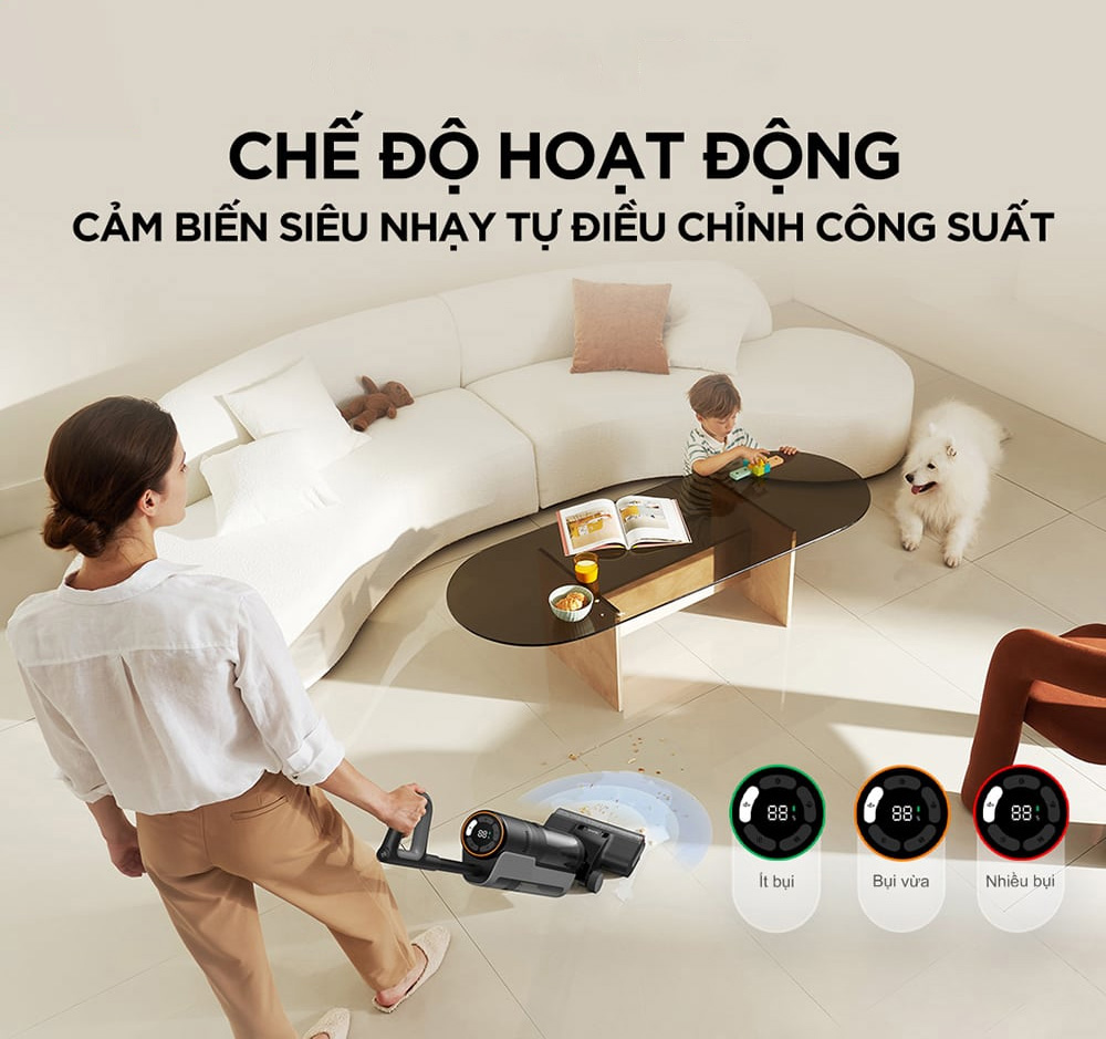 Dreame H12 Pro mang đến hiệu quả làm sạch vượt trội