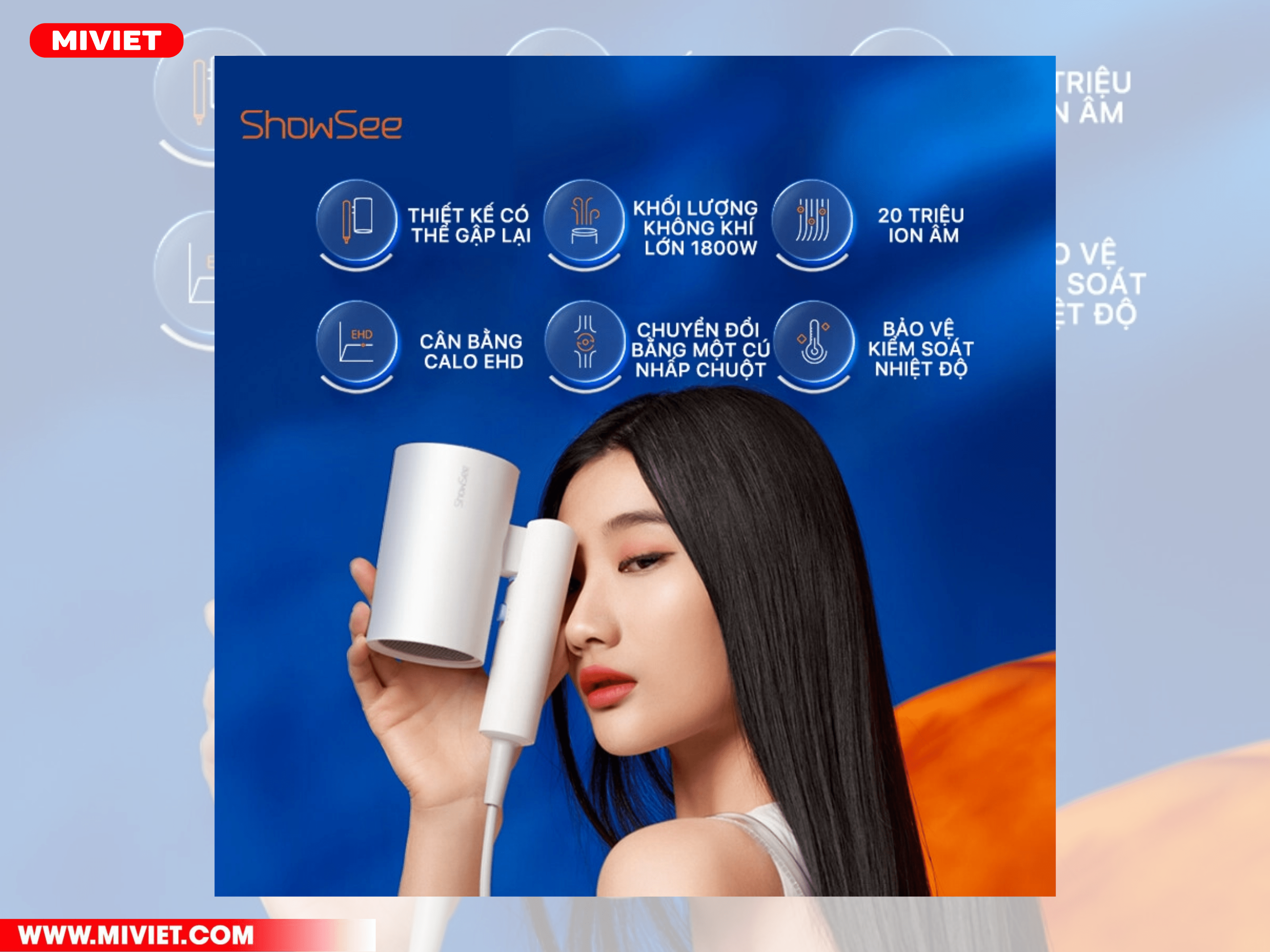 Máy sấy tóc ShowSee A4-W
