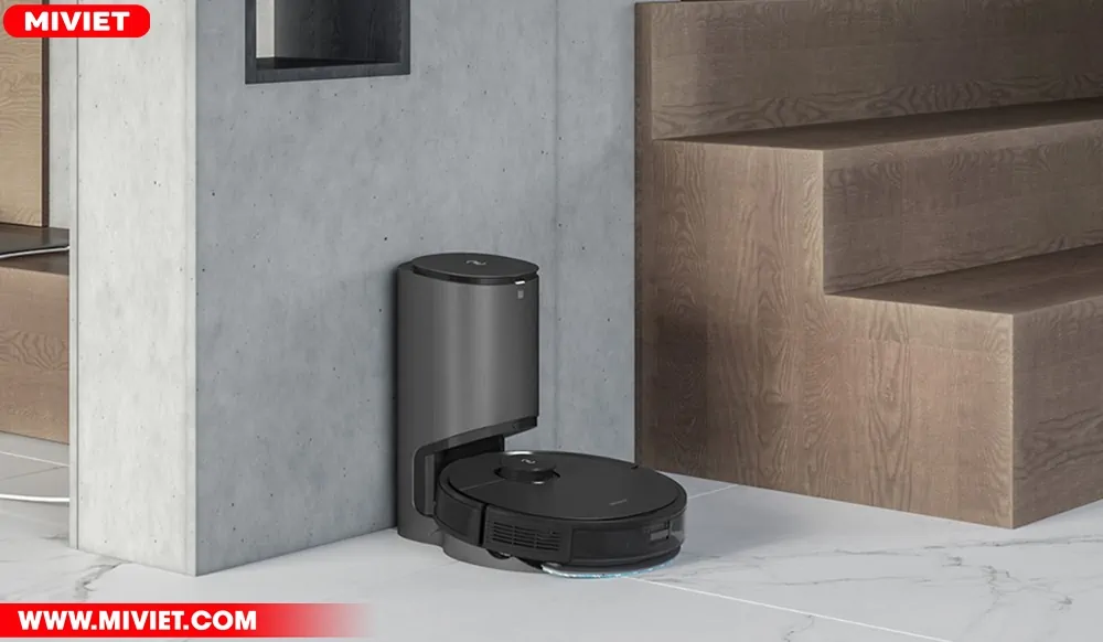 Ecovacs Deebot Ozmo T8 AIVI Plus sở hữu thiết kế tinh tế, sang trọng