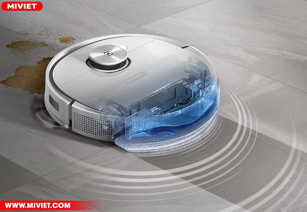 Công nghệ lau rung Ozmo Pro 2.0, tăng hiệu quả làm sạch sàn