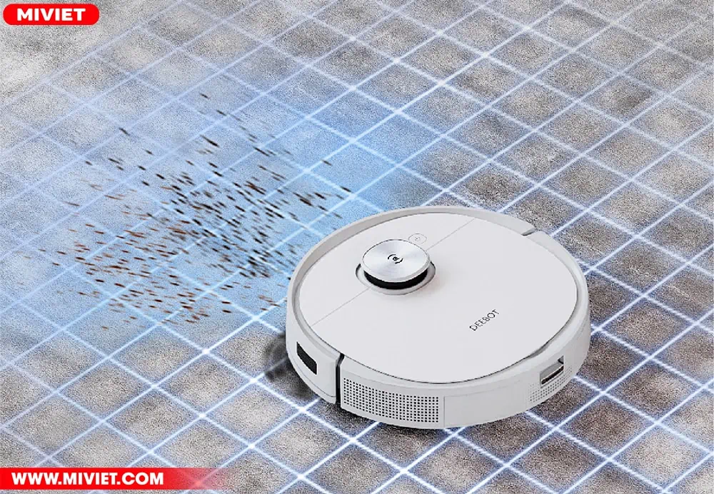 Lực hút 3000Pa, gấp đôi thế hệ trước