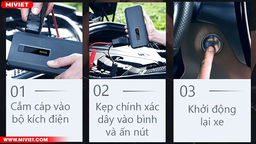 Sử dụng dễ dàng với 3 thao tác đơn giản