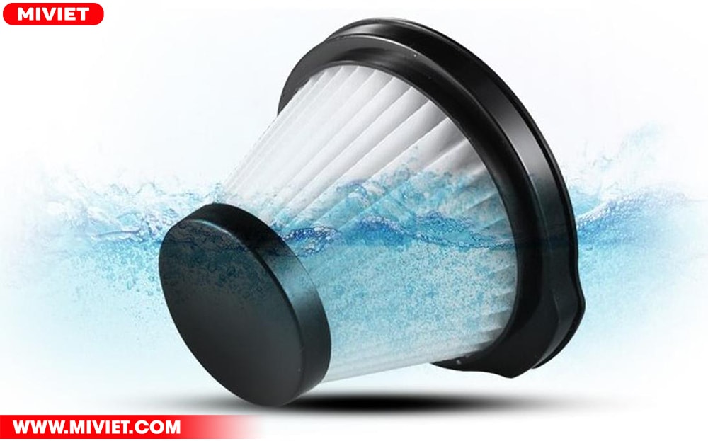Máy hút bụi cầm tay - Có dây Deerma DEM-DX115C - Chính hãng Bộ lọc HEPA xử lí bụi mịn hiệu quả