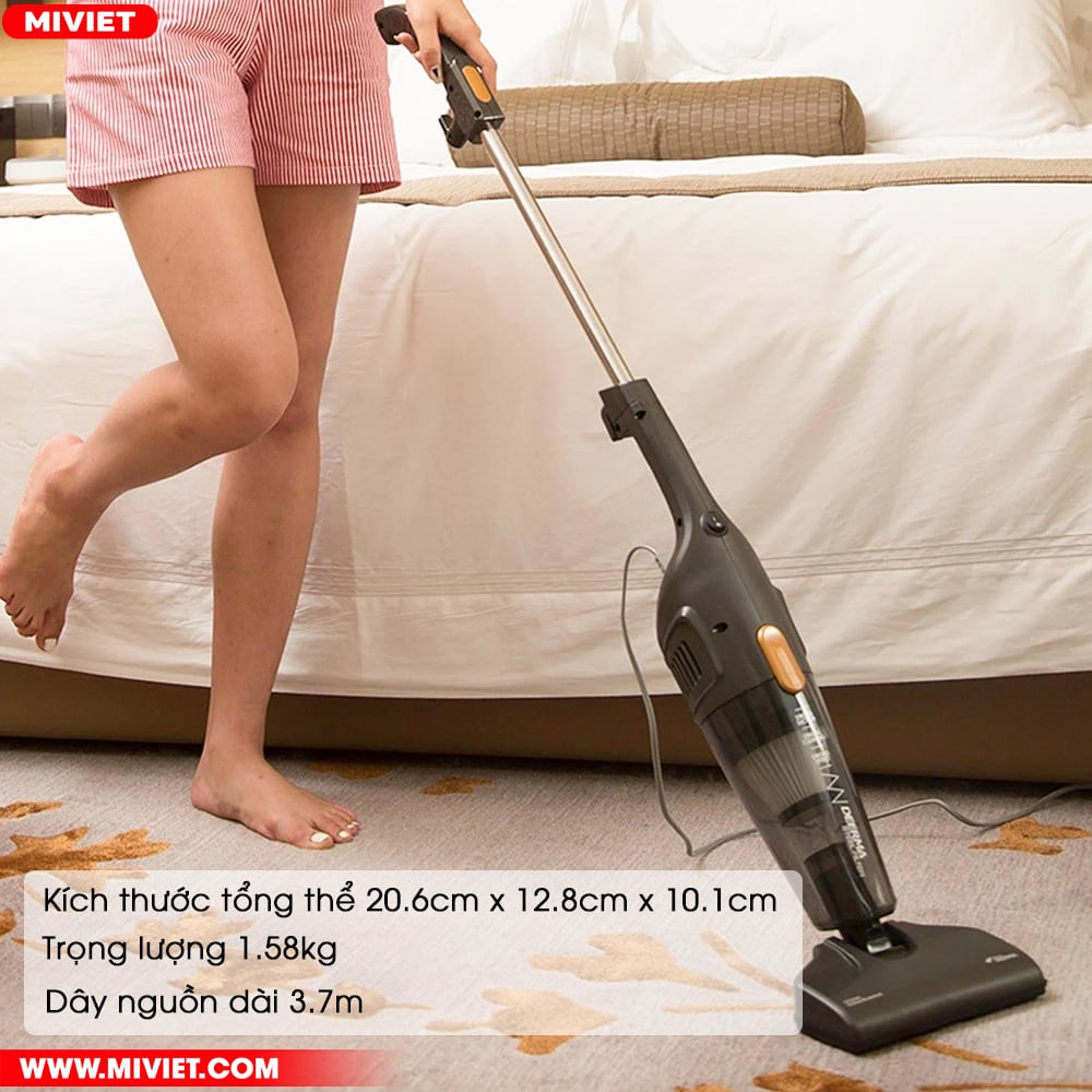 Máy hút bụi cầm tay - Có dây Deerma DEM-DX115C - Chính hãng Thiết kế gọn nhẹ, dễ dàng di chuyển khi sử dụng