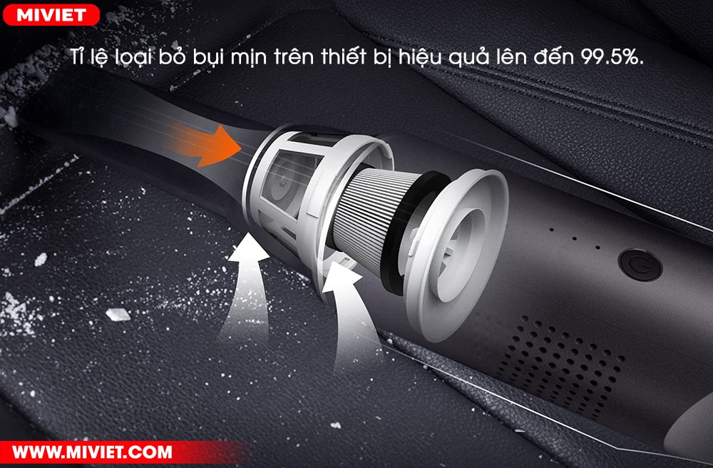 Bộ lọc HEPA 11 lớp. tối ưu khả năng lọc bụi mịn