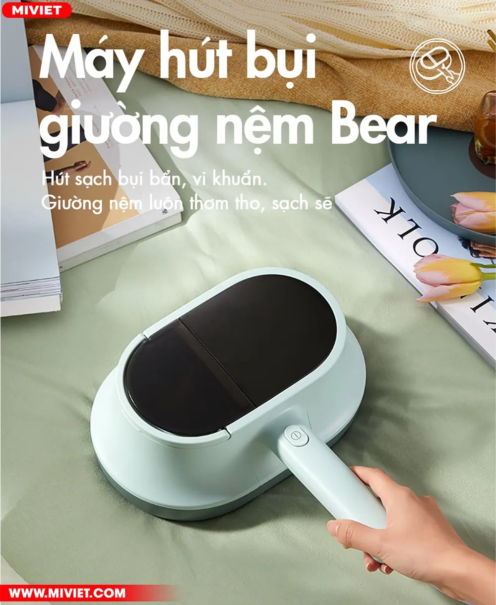 Máy hút bụi giường nệm đa năng Bear CMY-B03M1 - Dùng được tinh dầu Máy hút bụi giường nệm đa năng Bear CMY-B03M1