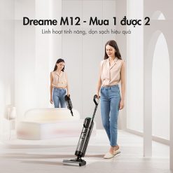 Dreame M12 Combo - Máy hút bụi lau nhà khô và ướt - Best Seller - Chính hãng