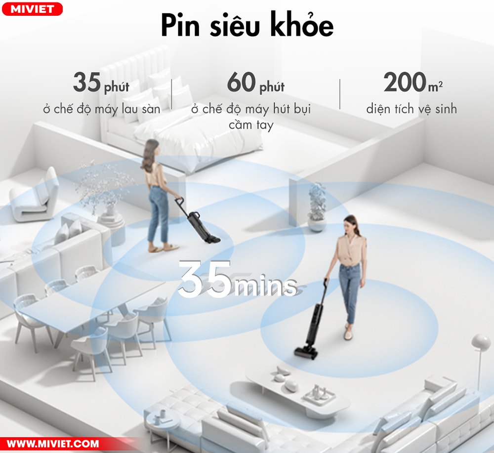 Dung lượng pin lớn, đế sạc đa năng