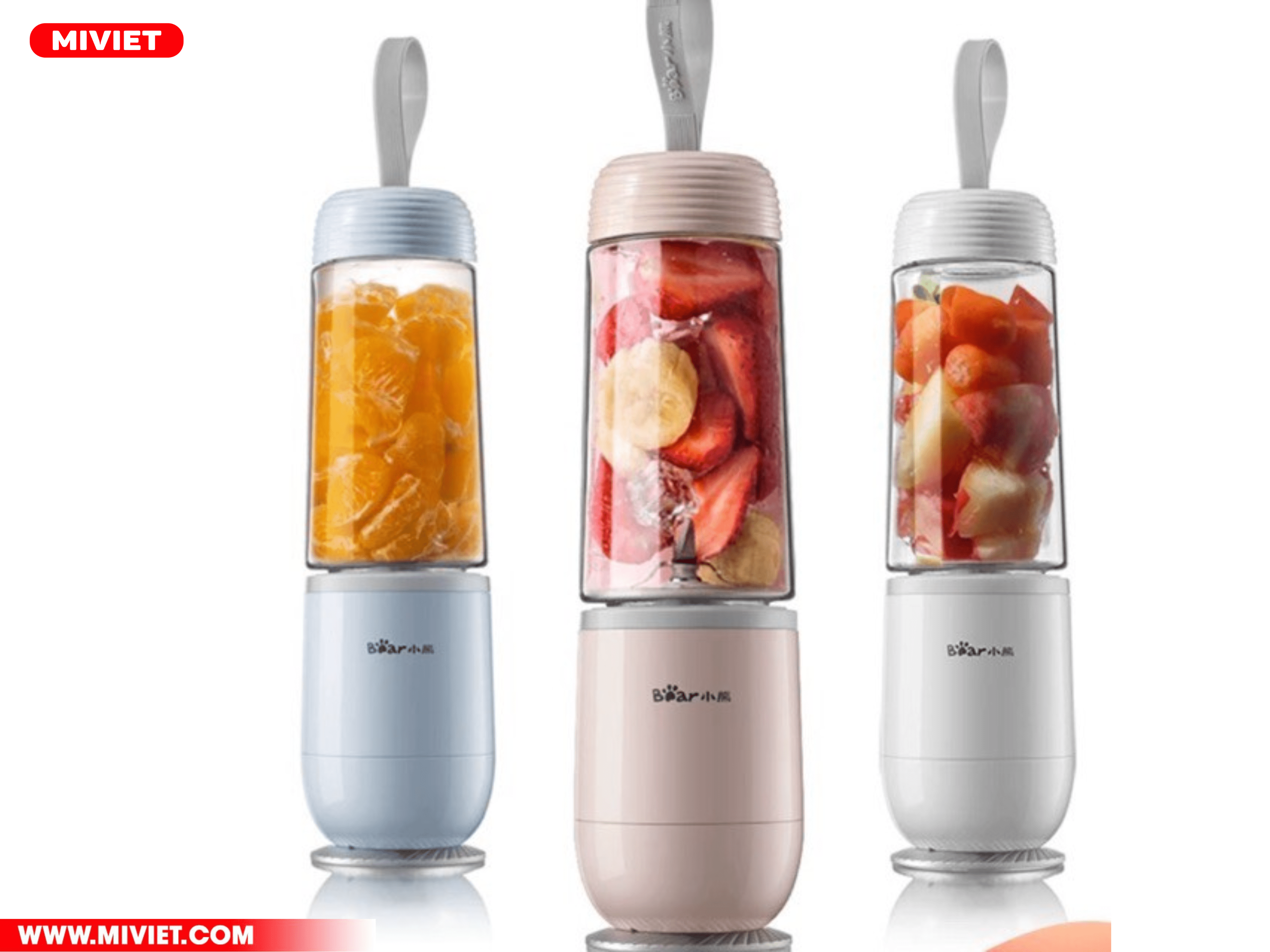 Máy xay sinh tố cầm tay mini Bear LLJ-D04B1