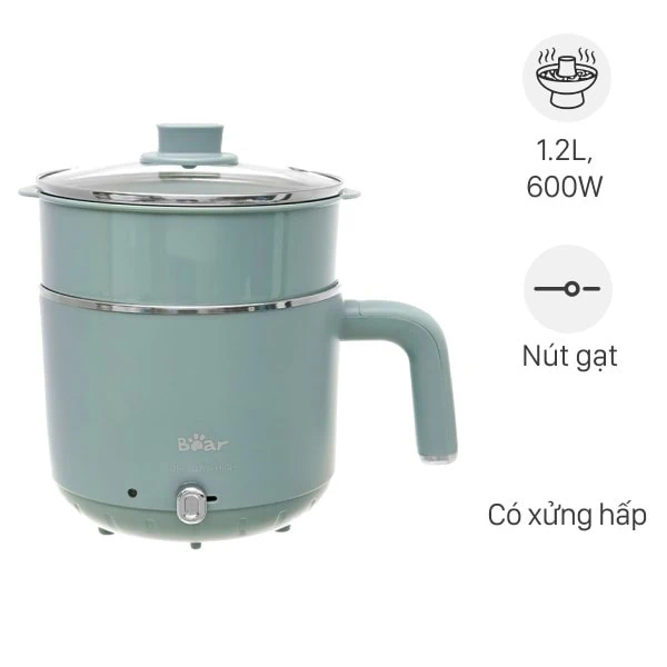 Nồi lẩu và hấp đa năng Bear DRG-D12M5 - Tiếng Anh - HDSD Tiếng Việt Nồi lẩu và hấp đa năng Bear DRG-D12M5 - Tiếng Anh - HDSD Tiếng Việt - Ảnh 4