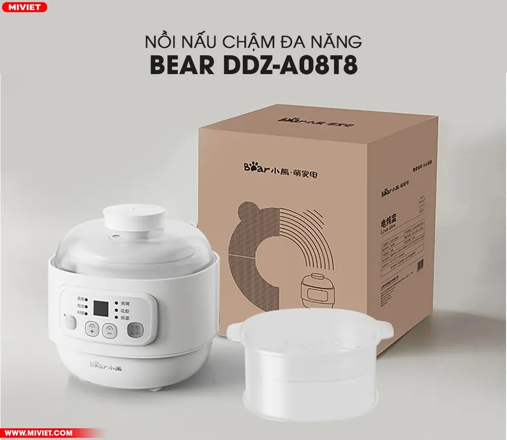 Nồi nấu chậm đa năng Bear DDZ-A08T8