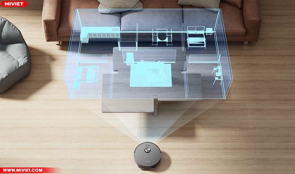 Robot hút bụi lau nhà Dreame L10S Pro Kết nối App Dreame Home thực hiện nhiều tùy chỉnh nâng cao