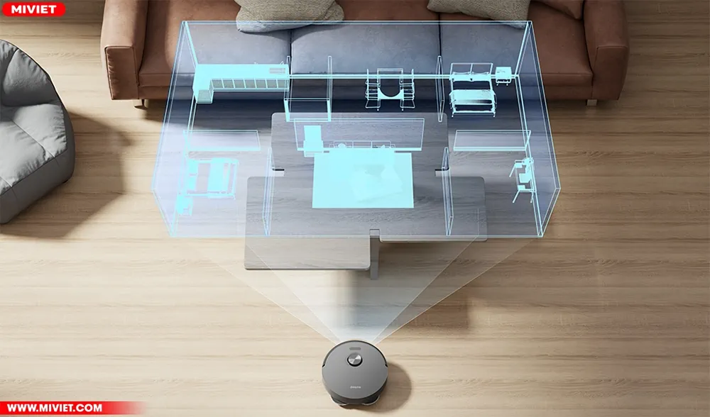 Kết nối App Dreame Home thực hiện nhiều tùy chỉnh nâng cao