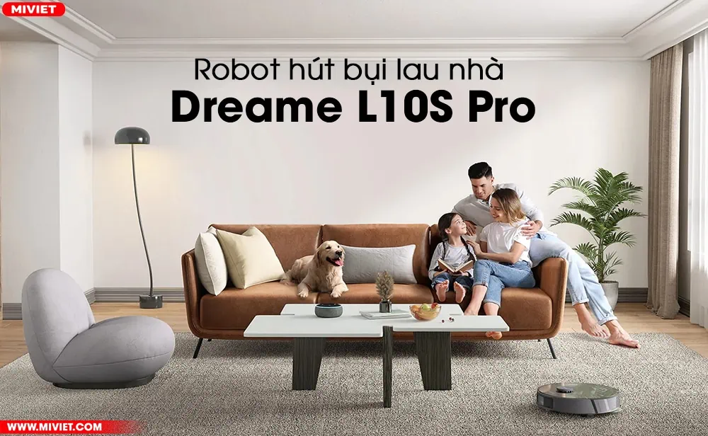 Robot hút bụi lau nhà Dreame L10S Pro - Phiên bản Quốc Tế