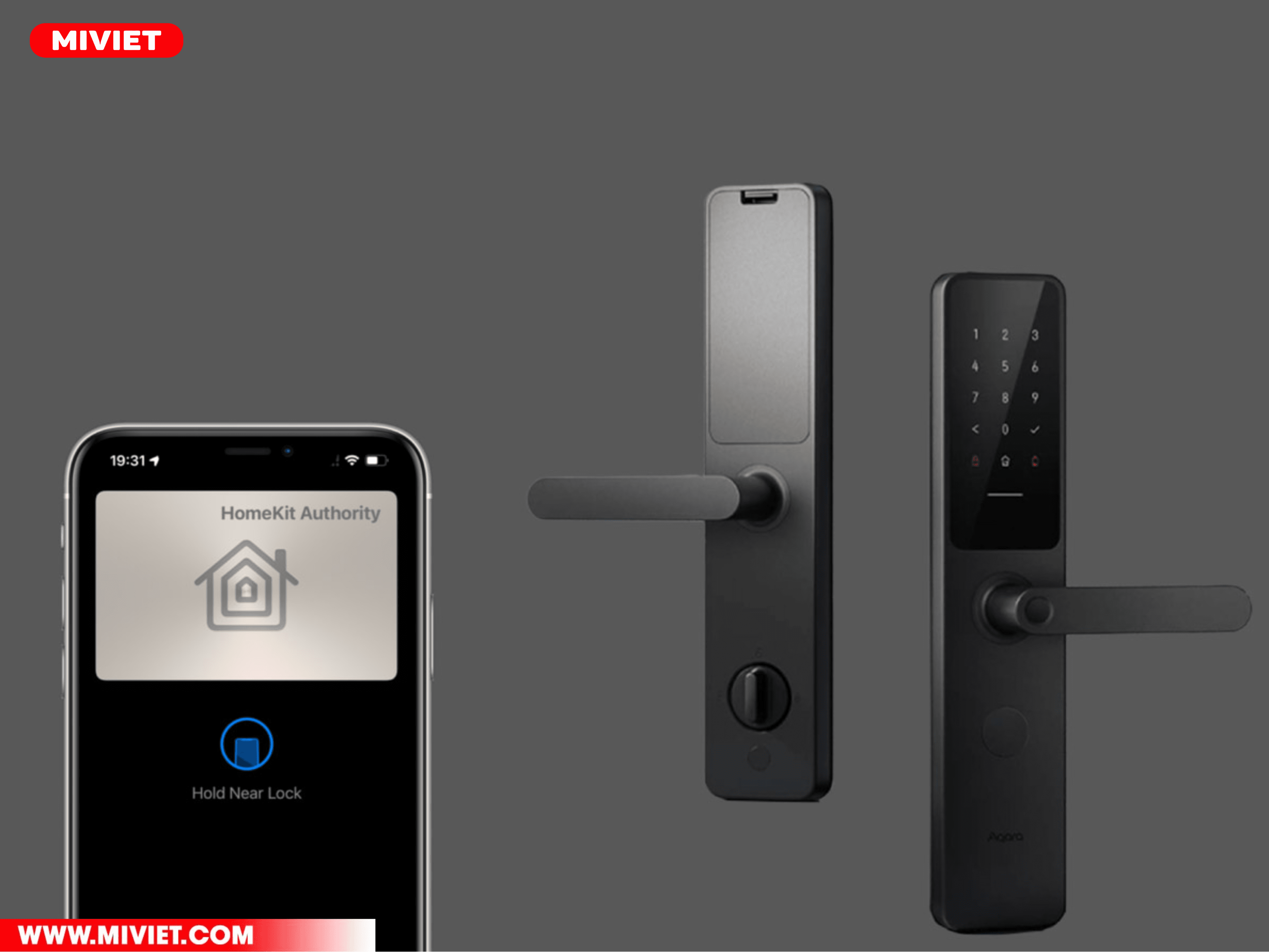 Thiết kế mẫu mã của Khóa cửa thông minh Aqara A100