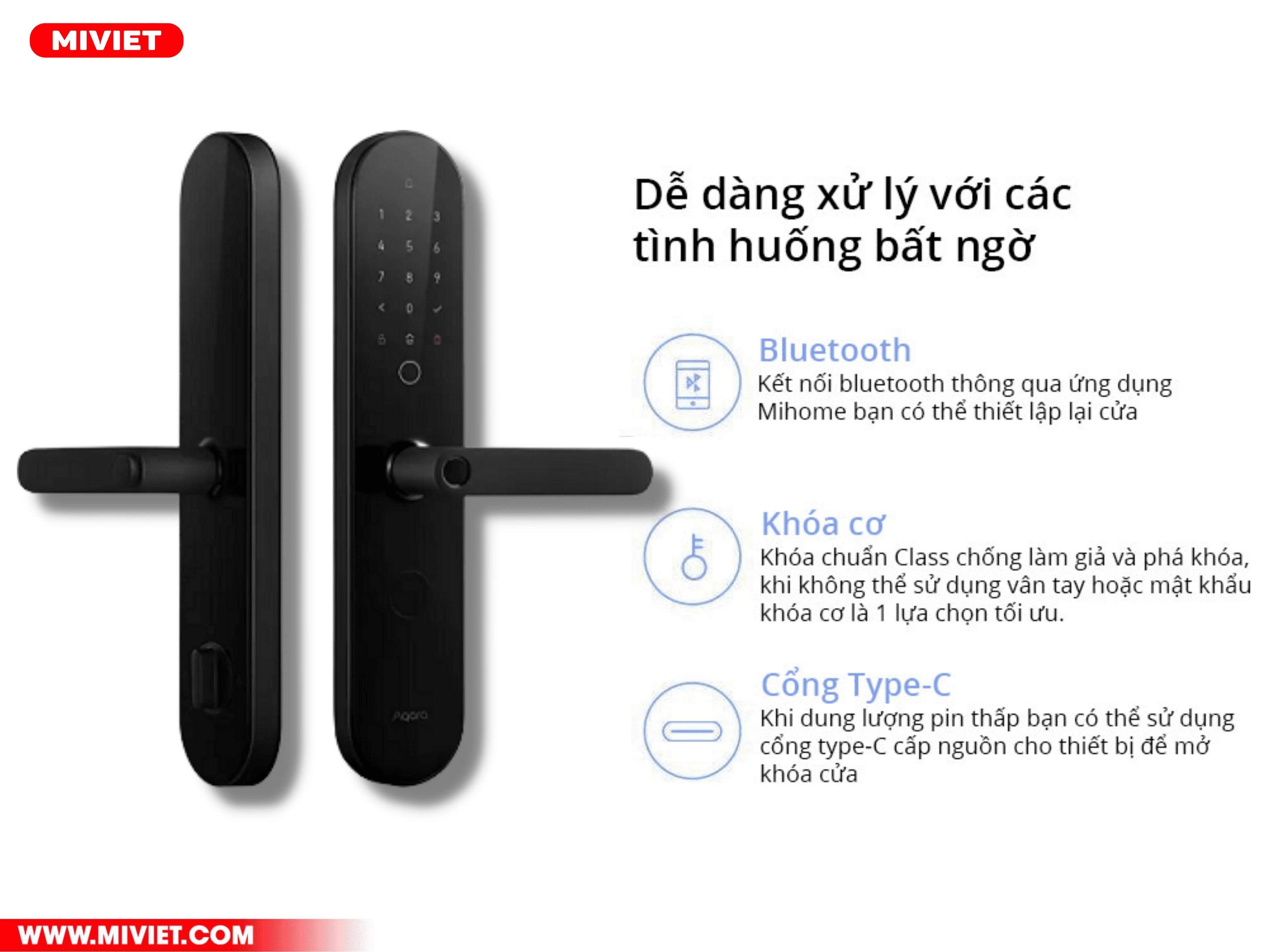 Có thể sử dụng chìa khóa cơ 