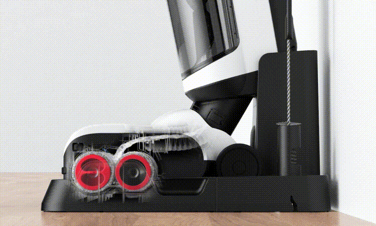 Máy hút bụi lau nhà không dây - Khô và ướt Roborock Dyad Pro - Chính hãng Hệ thống giặt cuộn lăn trên Dyad Pro