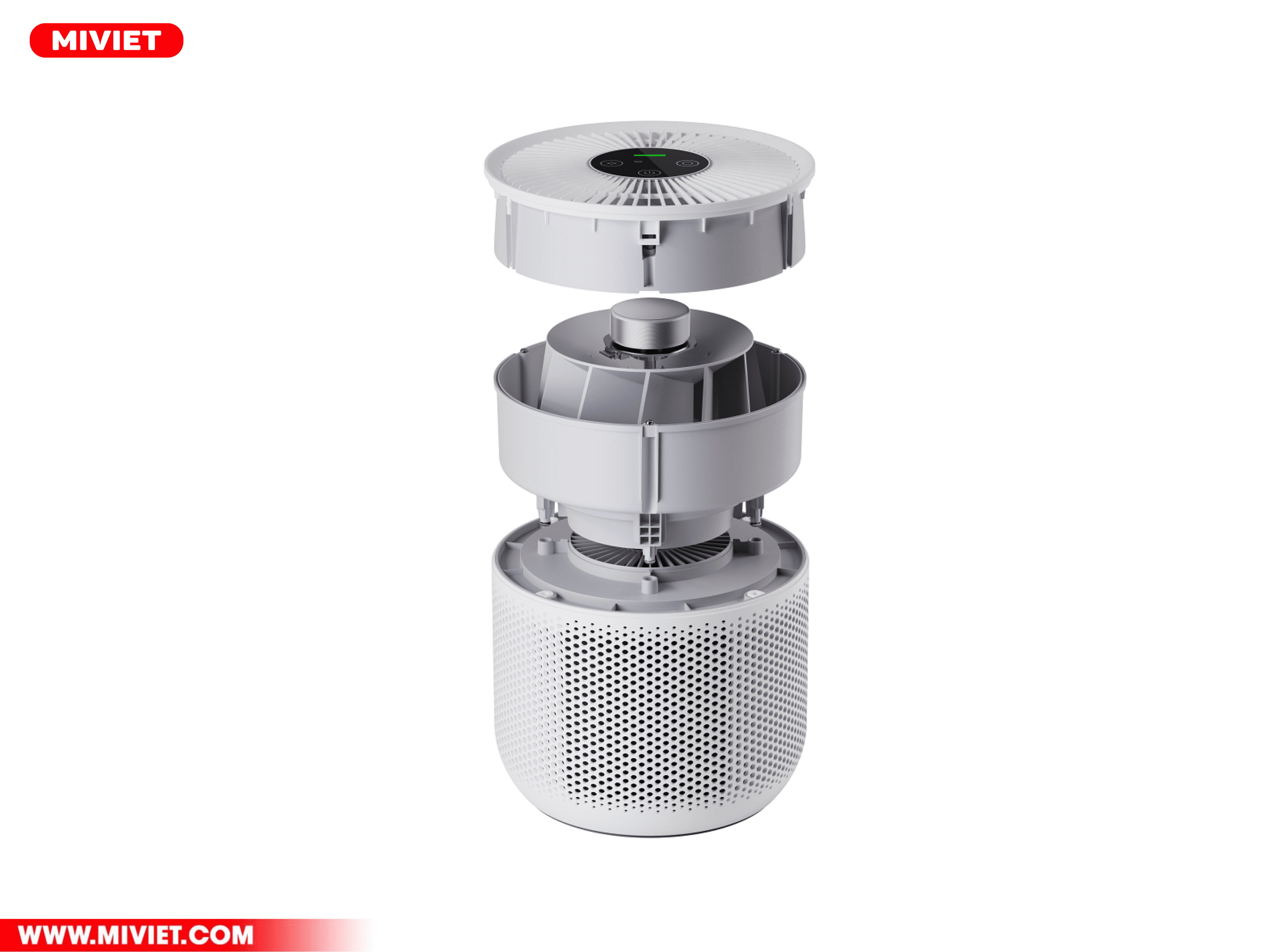 Thiết kế 3 màng lọc để đem đến hiệu quả làm việc tốt nhất 