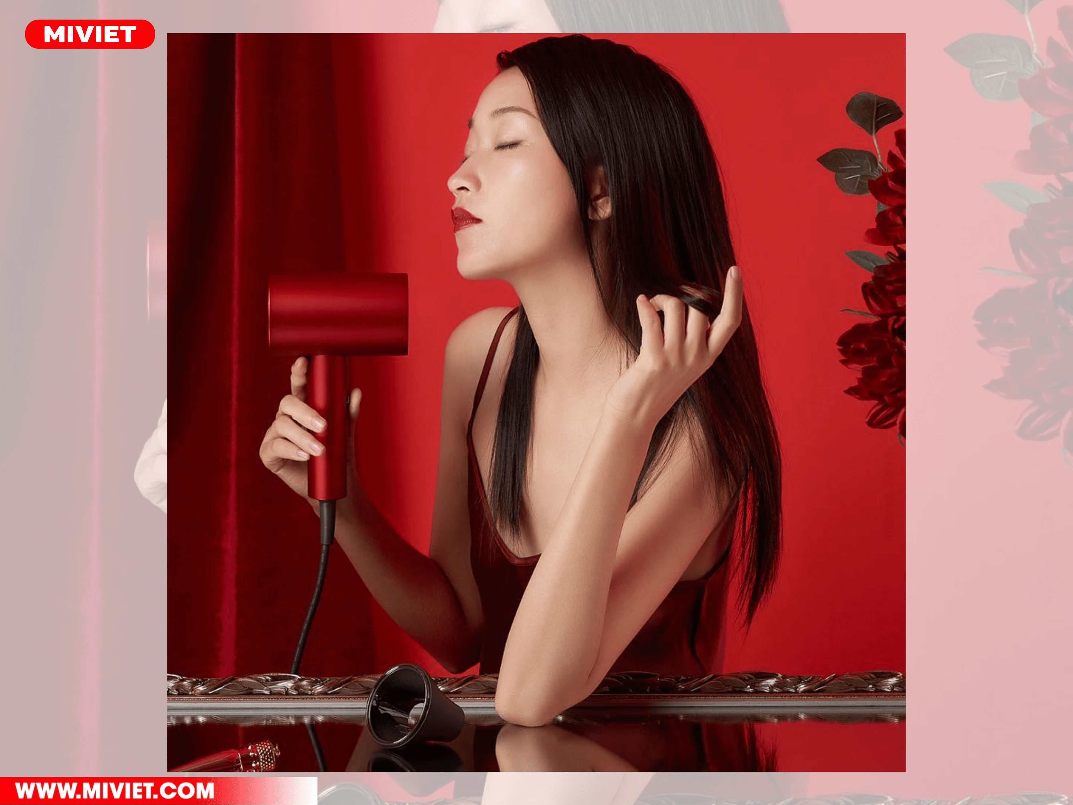 Máy sấy tóc Showsee A5-R - Hàng chính hãng Máy sấy tóc ShowSee A5-R đa chế độ để bạn lựa chọn