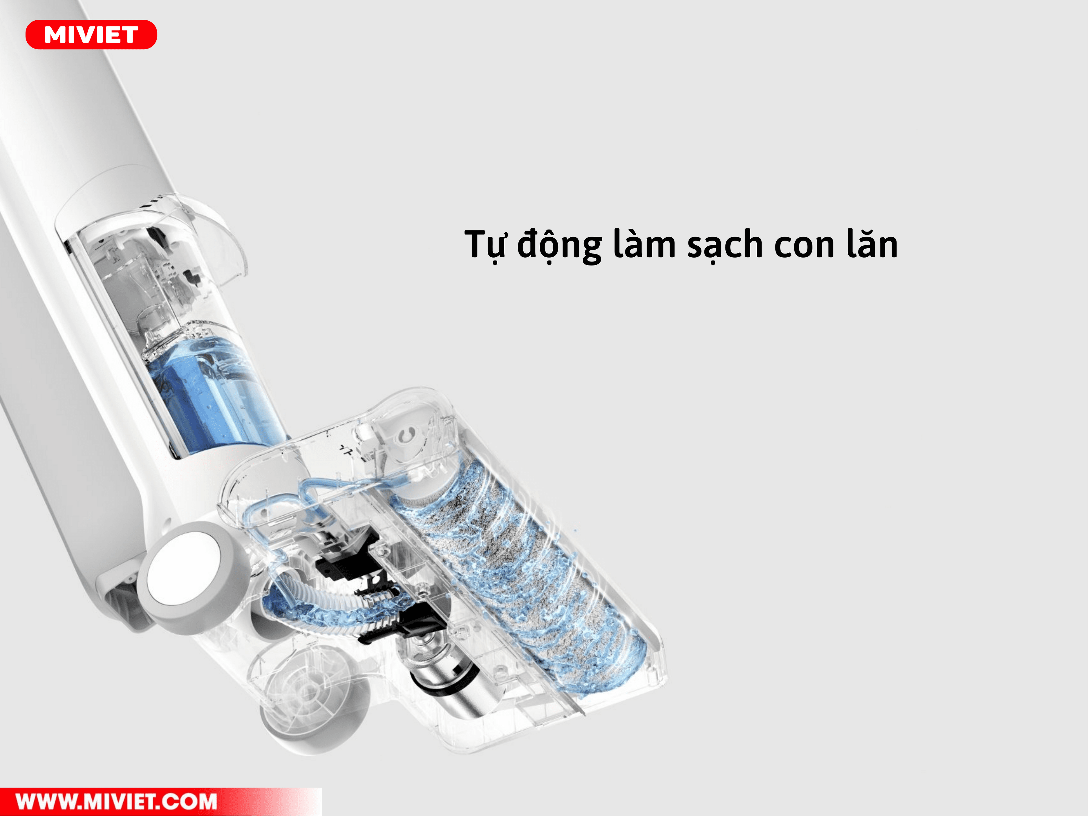 Tự động làm sạch con lăn 