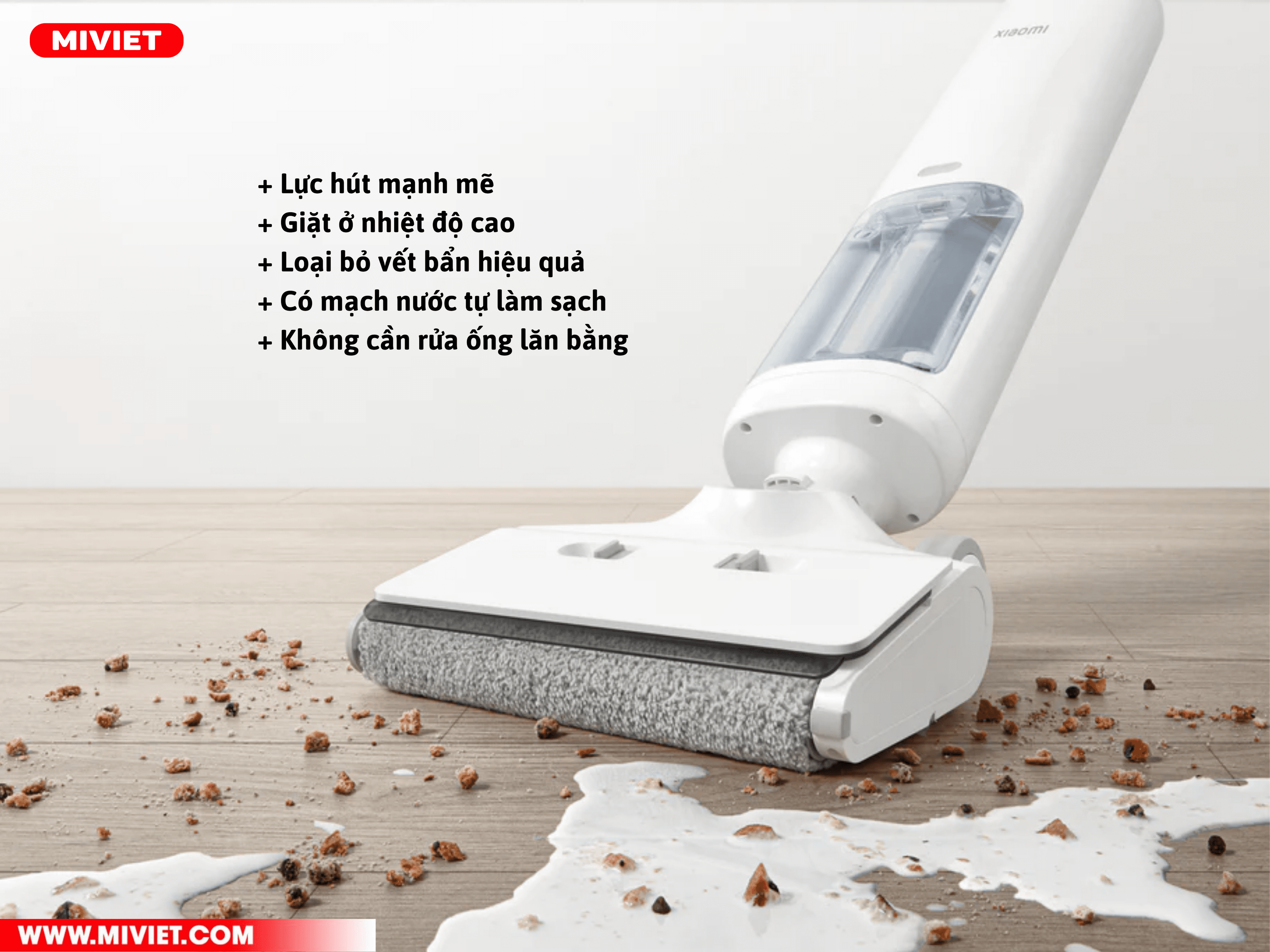 Máy hút bụi lau nhà Xiaomi Truclean W10 Ultra lực hút mạnh mẽ 