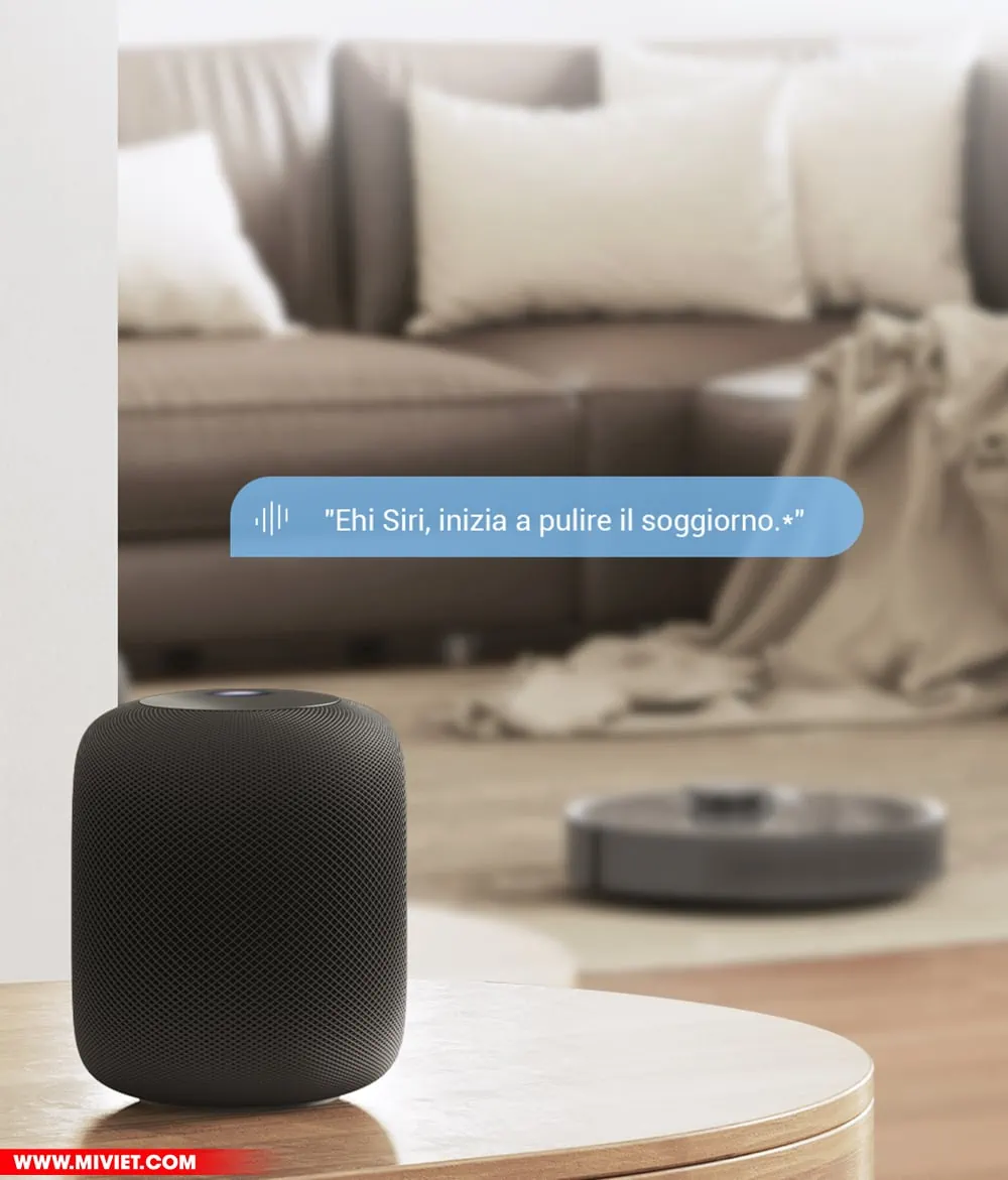 Robot hút bụi lau nhà Dreame D10s Plus - Lực hút 5000 PA - Camera né tránh AI - New 2023 Điều khiển bằng giọng nói với một số câu lệnh đơn giản