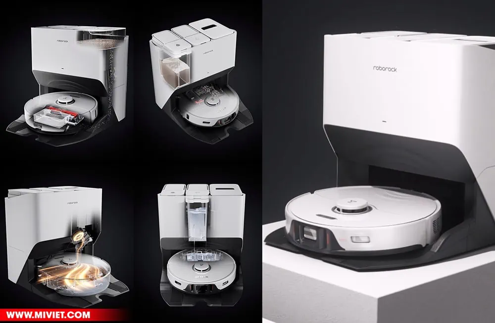 Robot hút bụi lau nhà Roborock S8 Pro Ultra Roborock S8 Pro Ultra nổi bật với các trang bị khủng