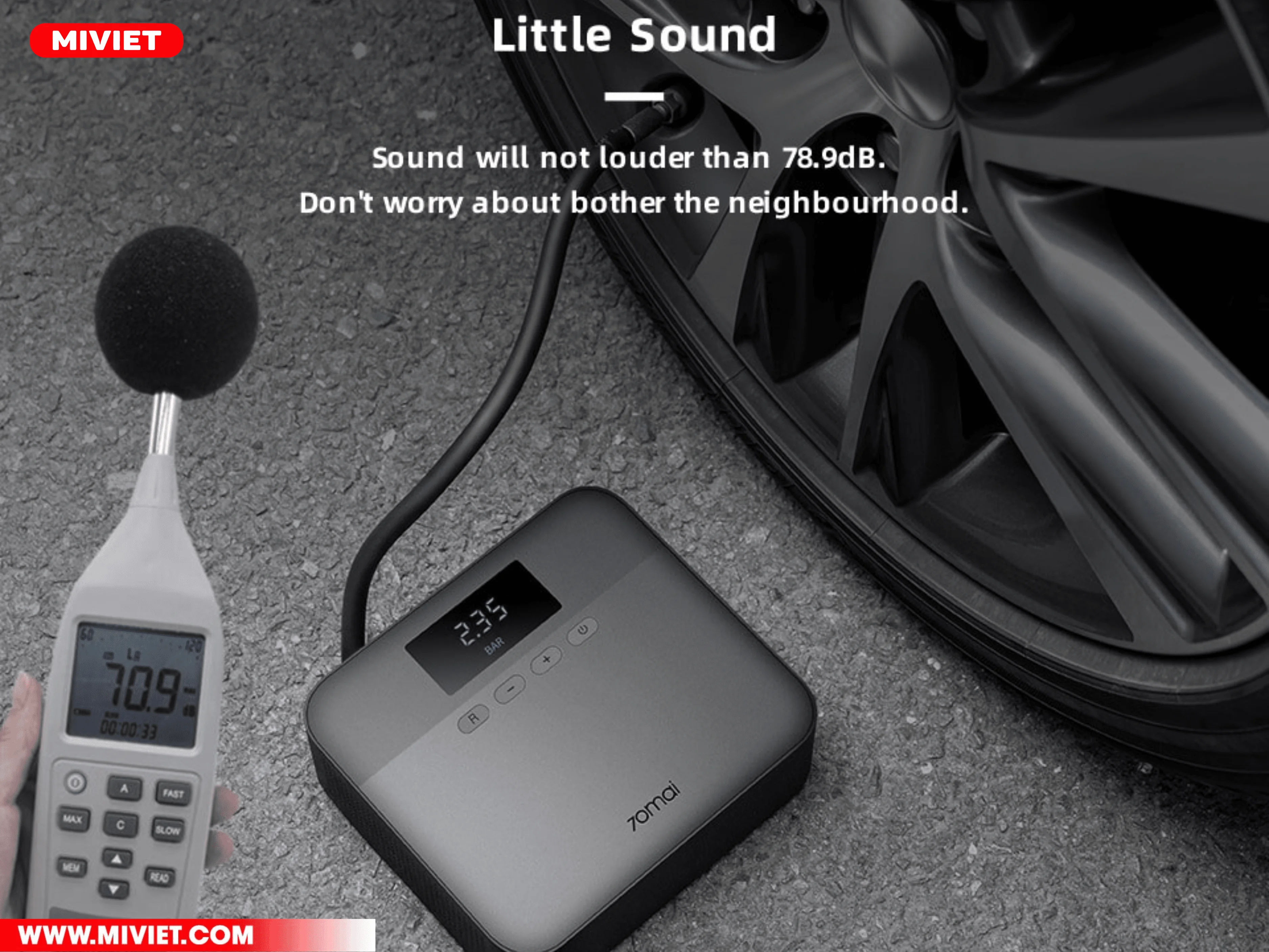 Có cải tiến giảm tiếng ồn 