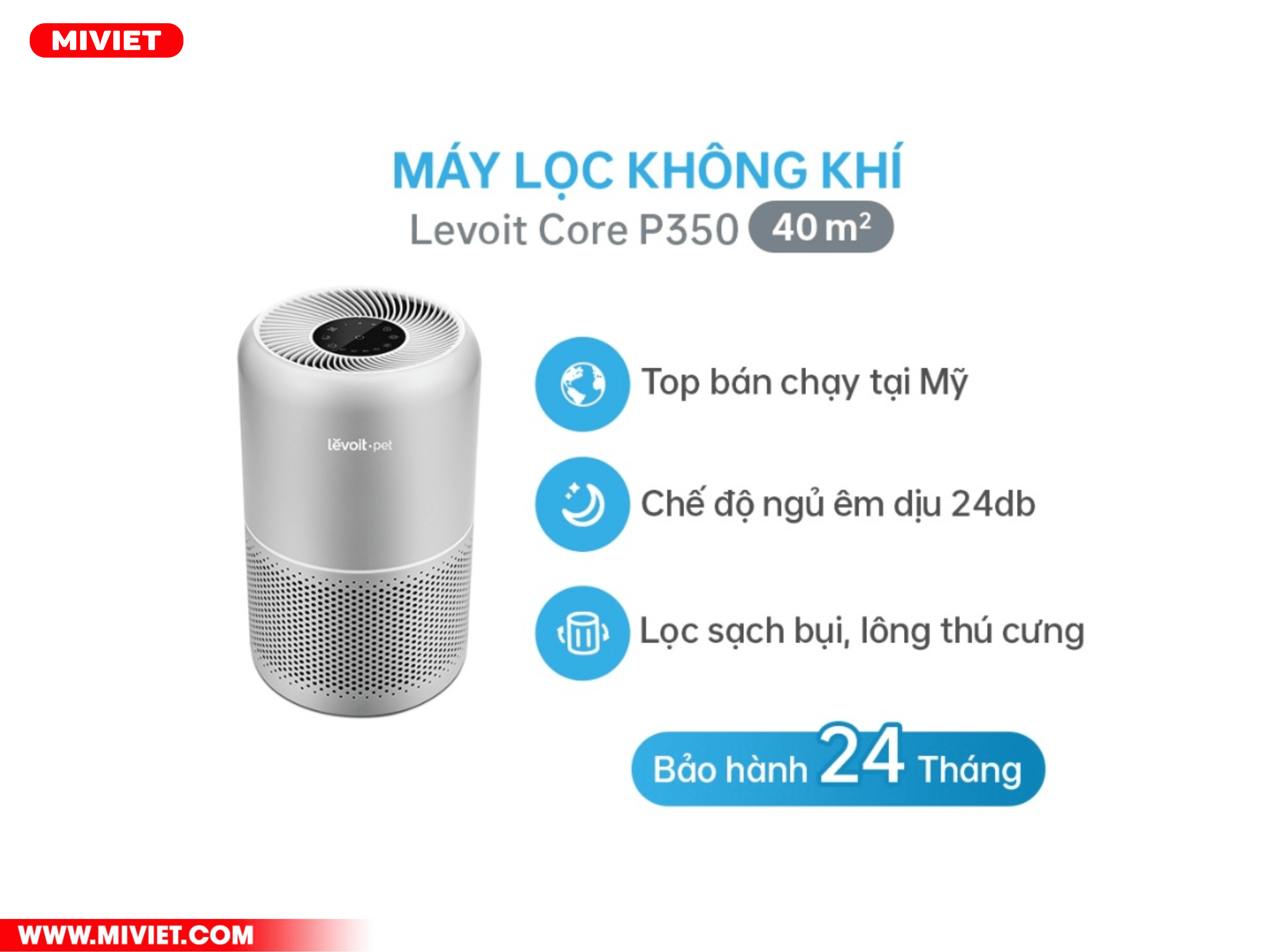 Máy lọc không khí Levoit Core P350 