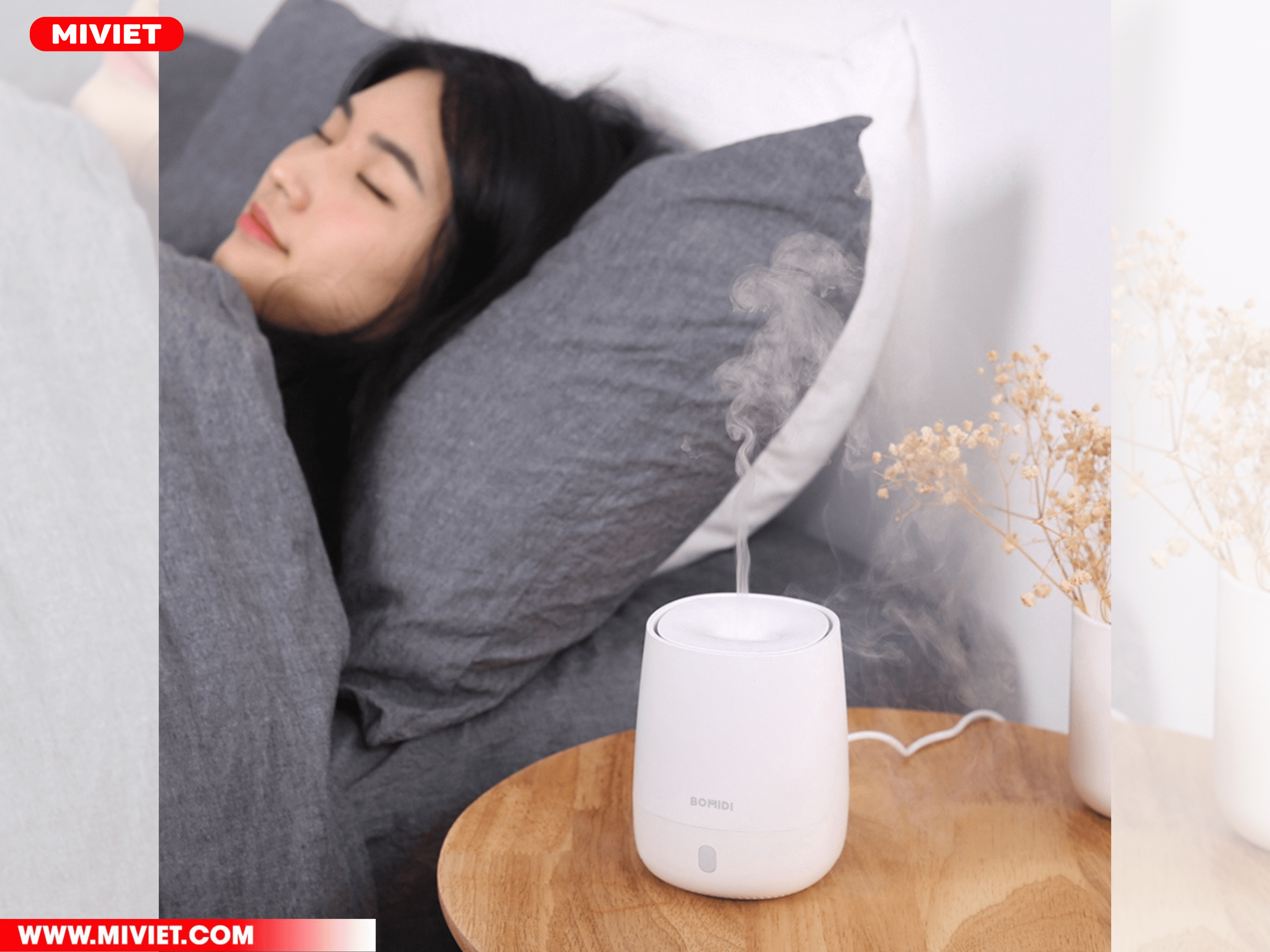 Máy phun khuếch tán tinh dầu Xiaomi Enchen Bomidi AD1 AD1 BOMIDI thiết kế tích hợp nhiều tiện ích