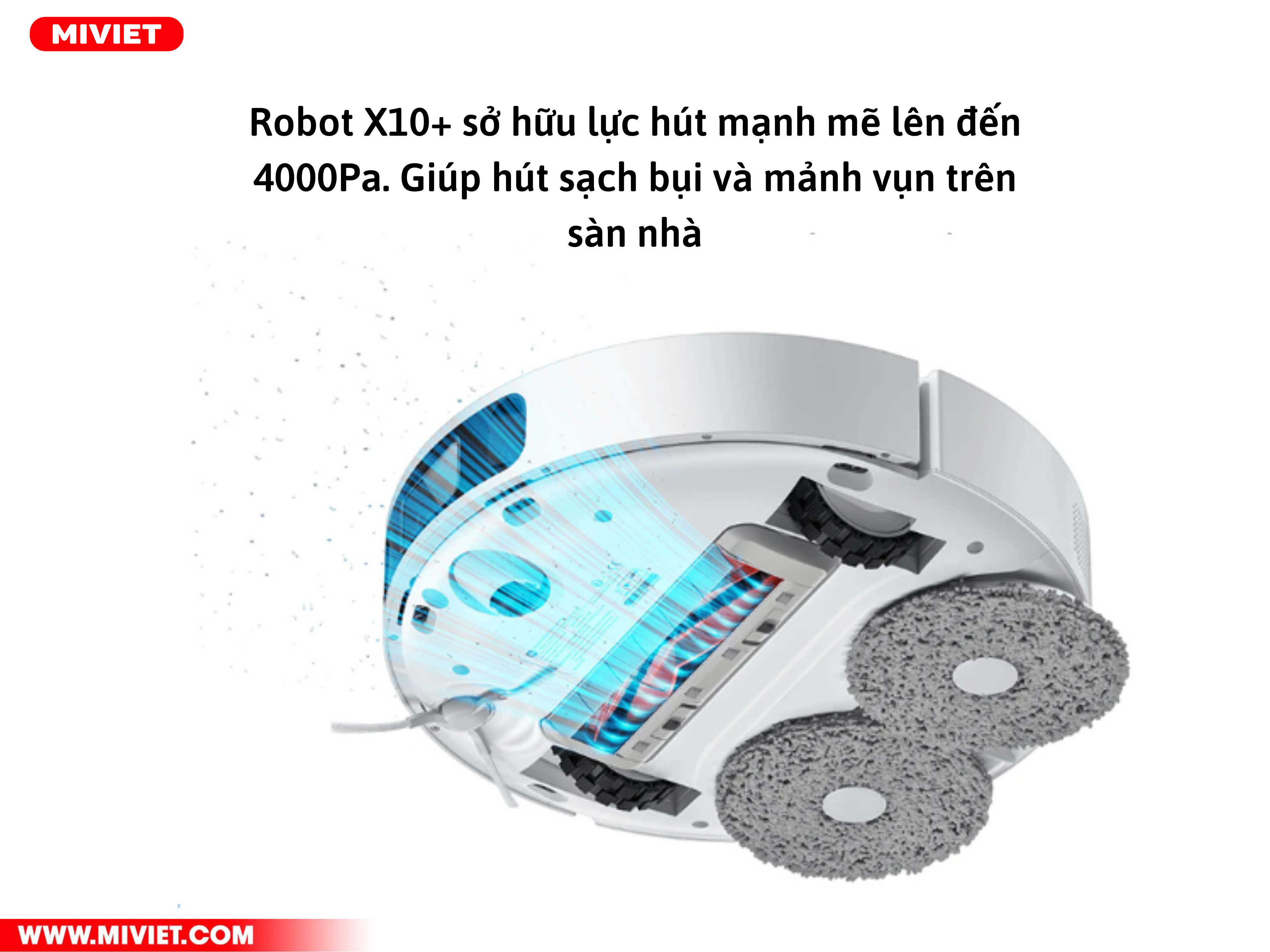 Robot Hút Bụi Lau Nhà Xiaomi Vacuum Mop X10+ Robot Hút Bụi Lau Nhà Xiaomi Vacuum Mop X10+