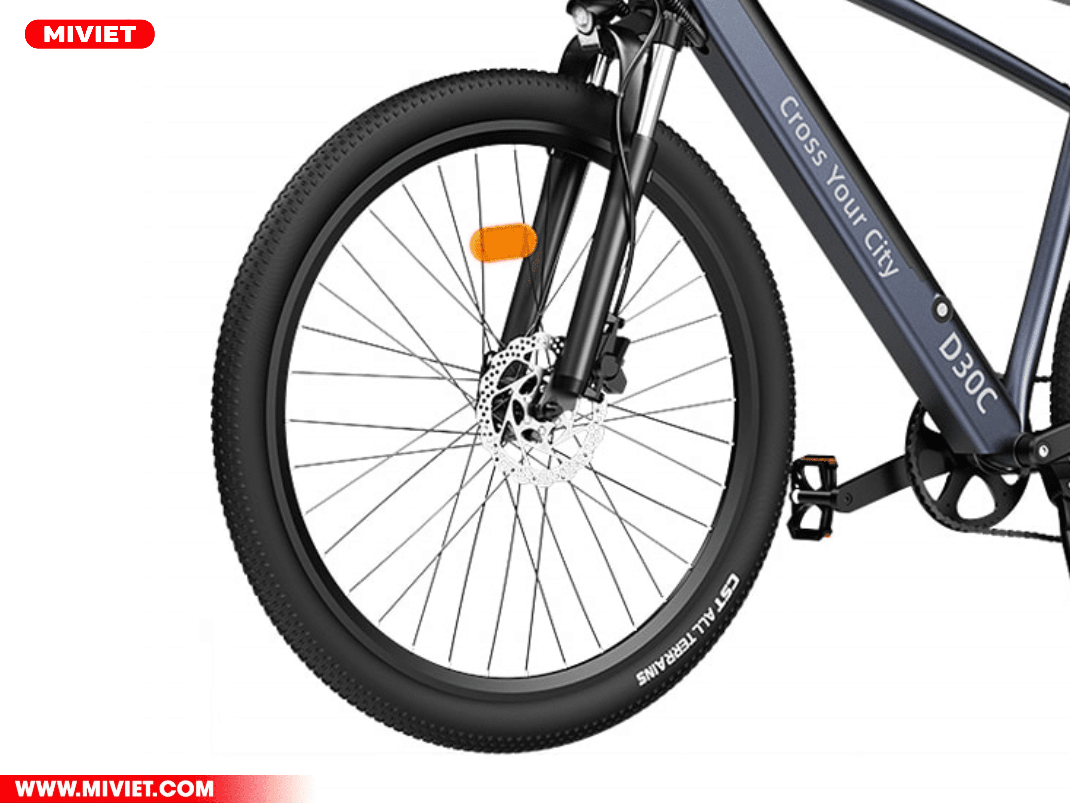 Lốp xe có kích thước lớn tăng độ an toàn khi di chuyển 