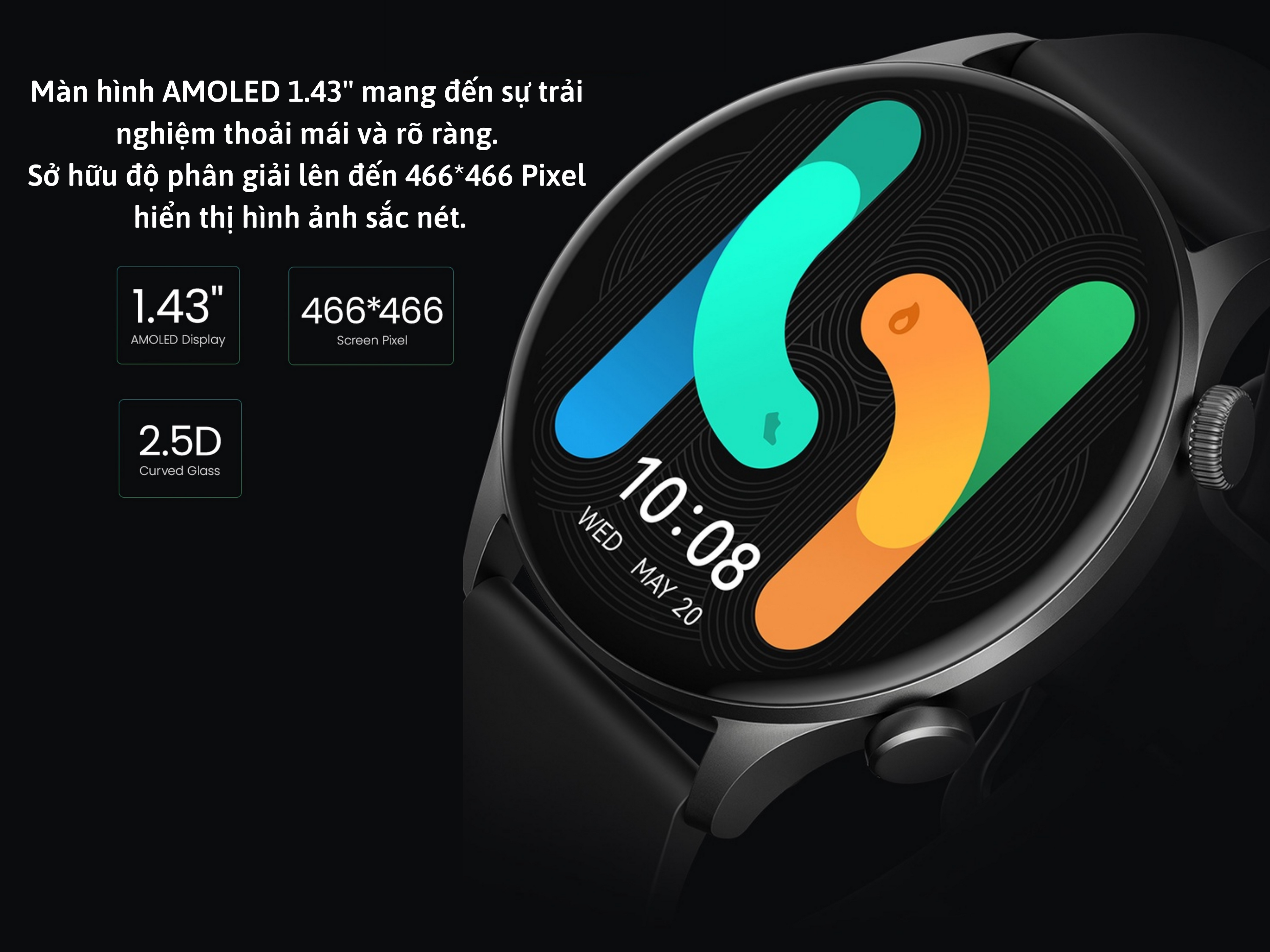 RT3 màn hình thể hiện rõ nét, chân thật