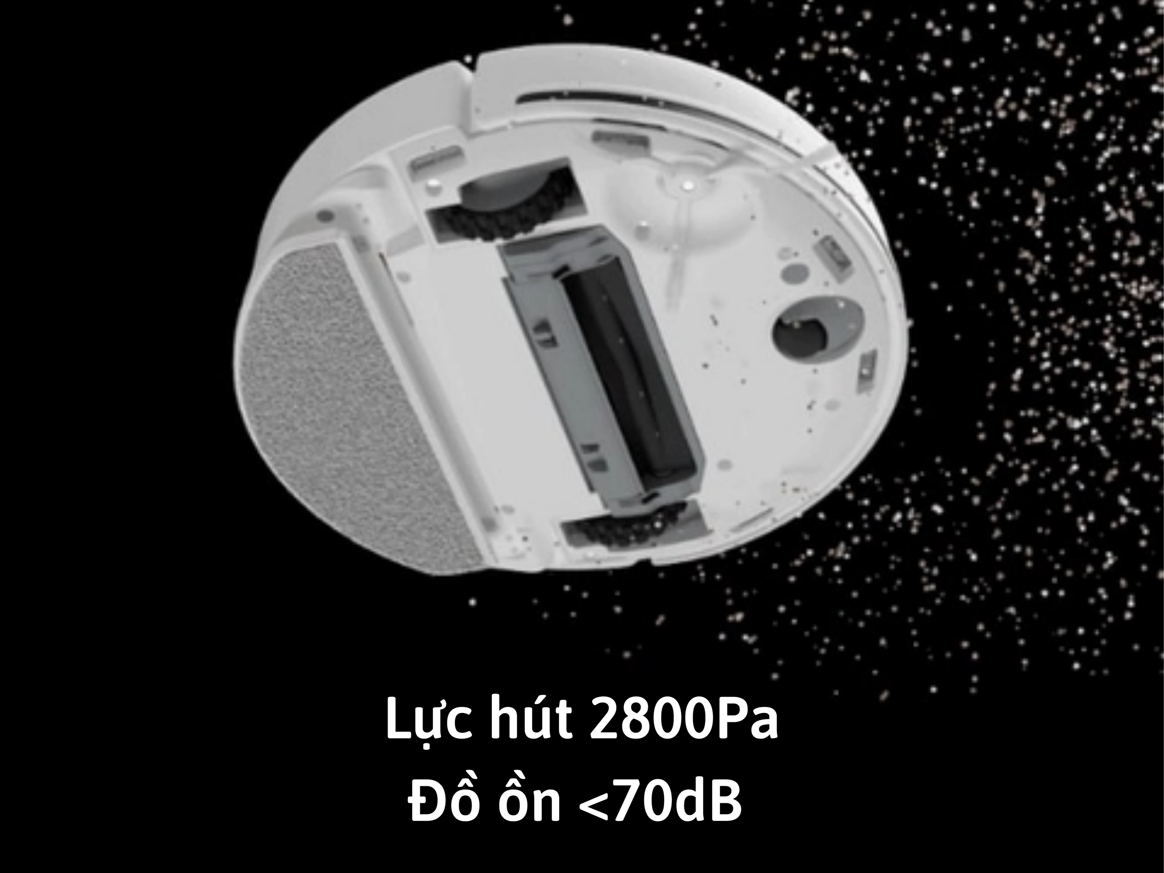 Lực hút mạnh mẽ, độ ồn thấp